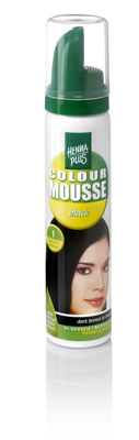 Hennaplus Colour Mousse Black 1 | 75 ml