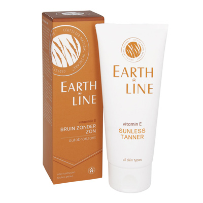 Earth Line Vitamine E Bruin Zonder Zon | 100 ml