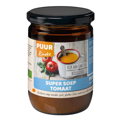PUUR Rineke Super Soep Tomaat BIO | 224 g